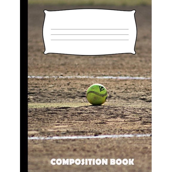 Composition Book: Baseball Composition Notebook Wide Ruled (Paperback)