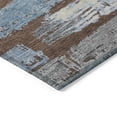thumbnail image 4 of Addison Rugs Chantille Indoor/Outdoor Transitional Stripes Chocolate Washable Round Rug, 8' x 8', 4 of 6