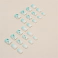 thumbnail image 2 of Fofosbeauty 24pcs Press on False Nails,Fake Nails for Gifts,Square Fresh Natural Green Leaves, 2 of 11