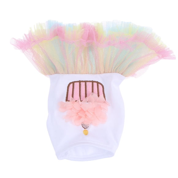 EeaseMX Ropa para perros Primavera Verano Ropa fina para mascotas Ropa de verano para mascotas Falda pastel colorida Talla XS