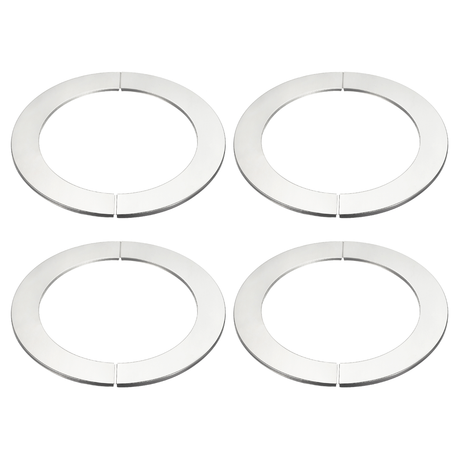 Uxcell Wall Split Flange, 201 Stainless Steel Round Escutcheon Plate