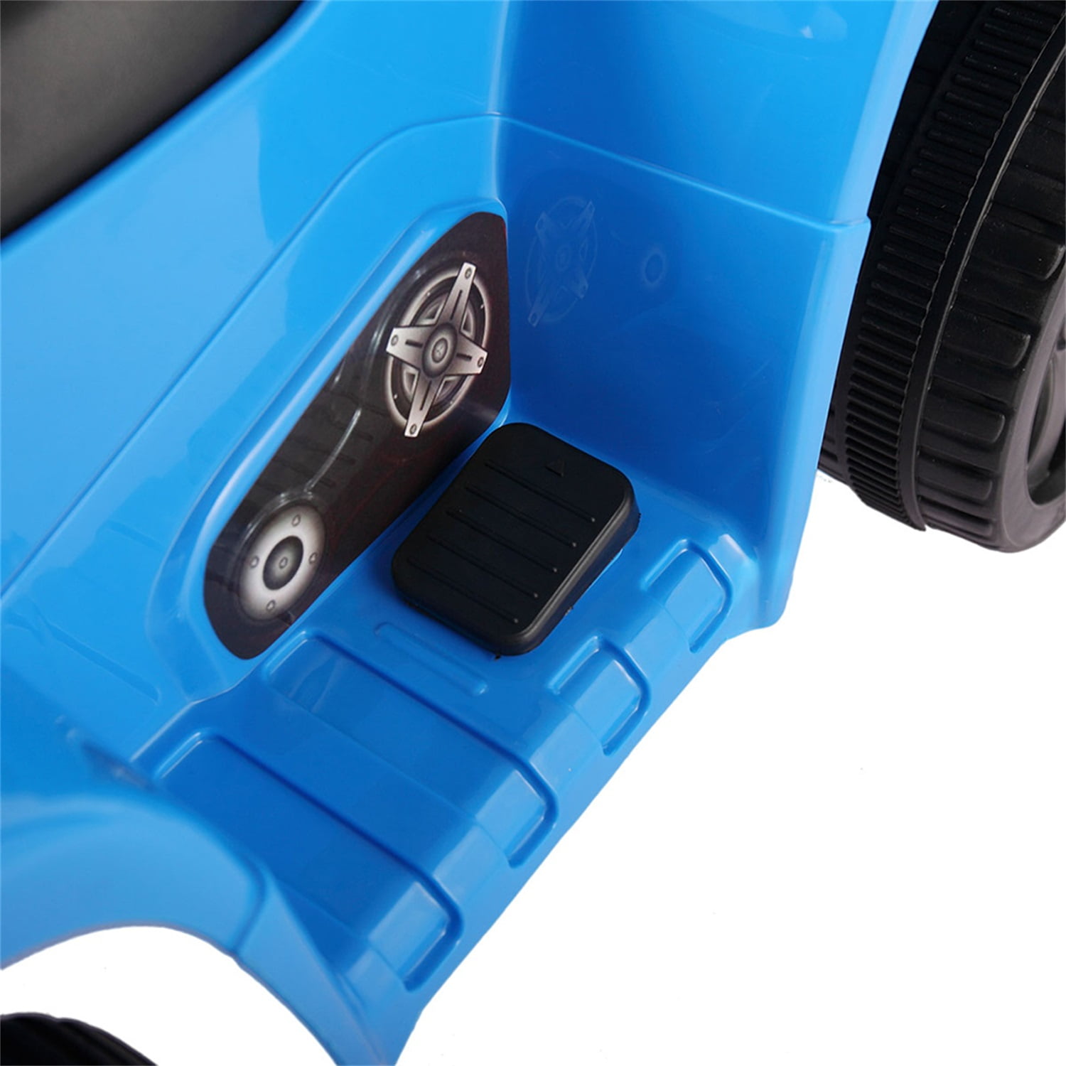 CIPACHO 6V Kids Ride On Car, Rugged 4-Wheeler Electric Cars to Ride Jeep Car for Children Child Boys, Gift Ride-On Car Vehicle Toy w/ LED Lights, MP3, Blue CIPACHO 6V Kids Ride On Car, Rugged 4-Wheeler Electric Cars to Ride Jeep Car for Children Child Boys, Gift Ride-On Car Vehicle Toy w/ LED Lights, MP3, Blue