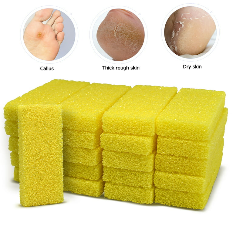 140 Pcs Disposable Foot Pumice Stone Foot Scrubber Sponge Pads for