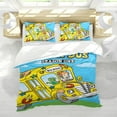 thumbnail image 5 of The Magic School Bus-themed Bed Sheet Set Three Piece Set Comfortable And Skin Friendly Unique Design Home Decor Gifts For Family Friends fans54''x79''（135cm*200cm）, 5 of 6