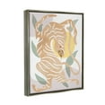 thumbnail image 3 of Abstract Tiger Geometric Pattern Animals & Insects Graphic Art Luster Gray Framed Art Print Wall Art, 3 of 6
