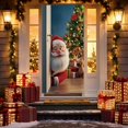 thumbnail image 2 of Decoraciones de la Puerta de Navidad 185x90cm/72.83x35.43In Decoraciones de la Fiesta de Navidad para la Decoración de la Fiesta Festiva, 2 of 6