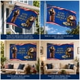 thumbnail image 2 of God Bless America Flag 3x5 Ft Double-sided Patriotic Eagle Flag, America 250th Anniversary Flag with Brass Grommets, Heavy Duty Polyester USA 250 Merchandise for Indoor Outdoor July 4th Decorations, 2 of 5