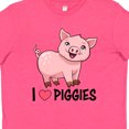 thumbnail image 4 of Inktastic I Love Piggies- Cute Pig Youth T-Shirt, 4 of 5