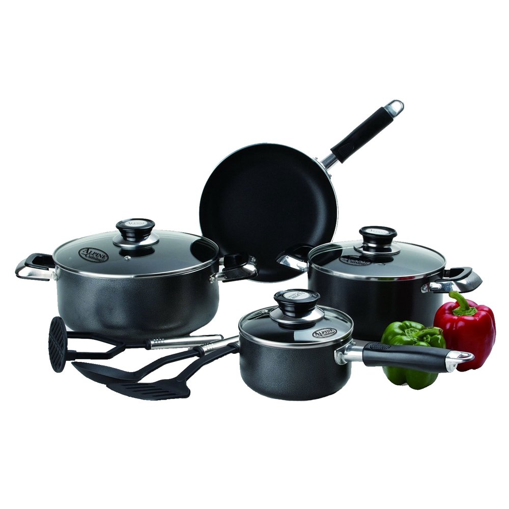 Imperial Home 10 Pc Healthy Non Stick Cookware Set ? Cookware Pans w