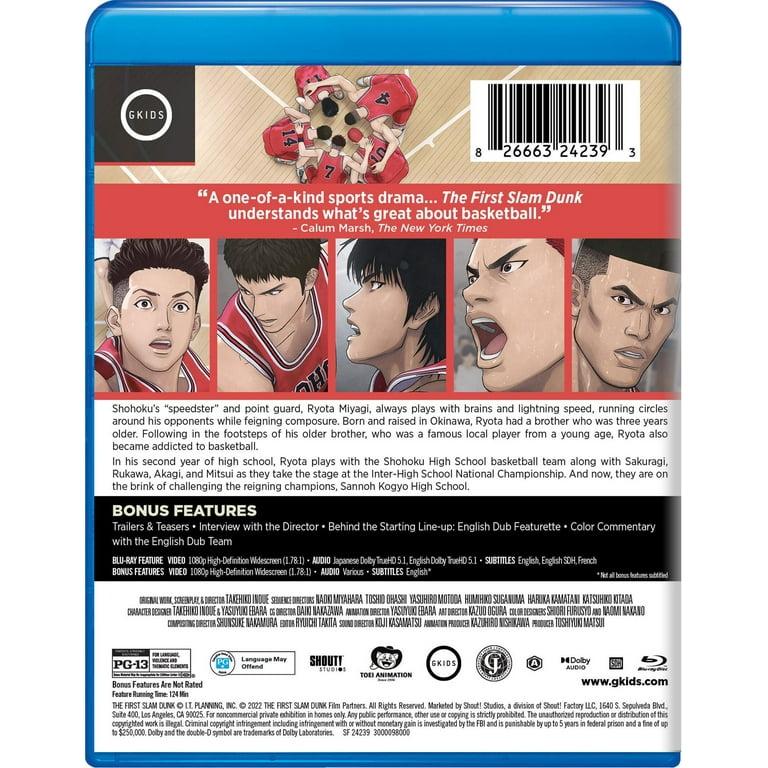 The First Slam Dunk (Blu-ray), Shout! Factory, Animation The First Slam Dunk (Blu-ray), Shout! Factory, Animation