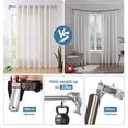 thumbnail image 6 of Urbanest Adjustable Single Curtain Rod Set Fish Finials – 3/4 - Inch Diameter, With Pewter Rod, 48–84 Inches, 6 of 6
