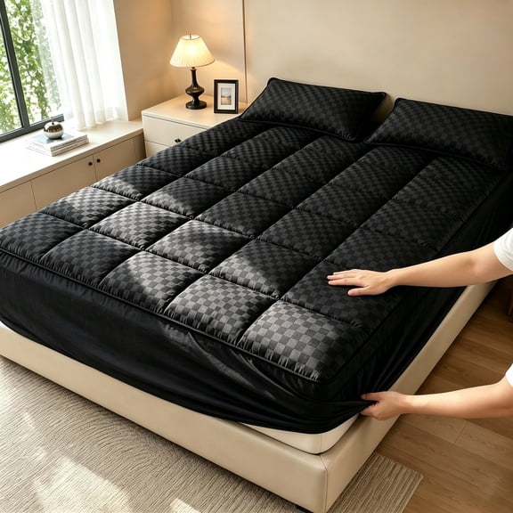 Thin mattress topper, soft and lightweight thin mattress for summer, available in various sizes