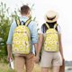 thumbnail image 4 of Disketp Daisies Flowers Mochila de Lona Estampada, Mochila Escolar de Viaje Ligera para Estudiantes y Portátil-Small, 4 of 5