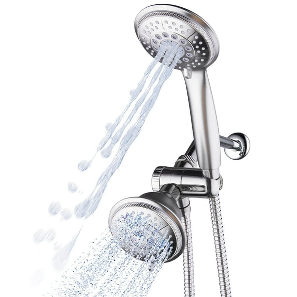 Hydroluxe 1733 Handheld Showerhead & Rain Shower Combo. High Pressure