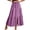 Purple, variant on Maean Women Pleated Skirts High Waist Ruffle Hem Flowy Fashion Maxi Skirts Dress for Work Office Party