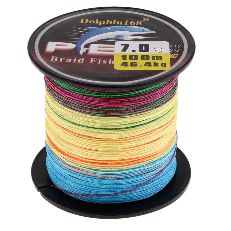 Mpeter Armor Braided Fishing Line | 8 Strands, 60LB Test, 327 Yards | High Sensitivity Zero Stretch, Blue Color