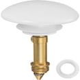 thumbnail image 1 of Tapón para lavabo de baño, innovador tapón de drenaje Click Clack de latón, tapón reutilizable a prueba de óxido para lavabos de baño, fácil instalación: conectar y usar, 1 of 5