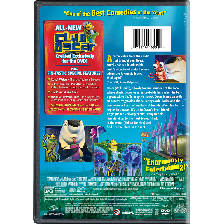 Shark Tale Widescreen Dvd
