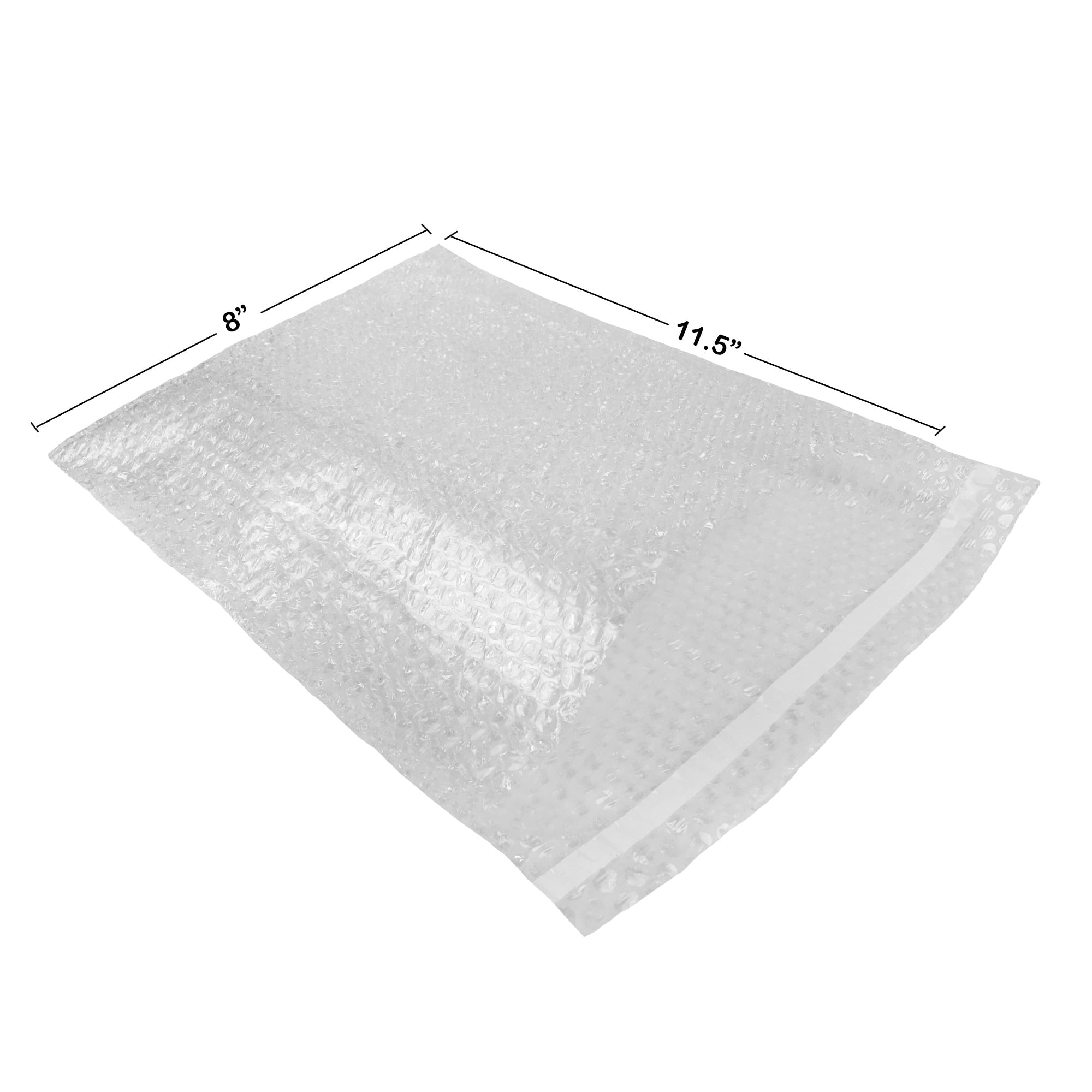 UOFFICE Bubble Out Bags, 8"x11.5" Bubble Wrap Bags, Self-Seal, 150 Count, 1 Pack
