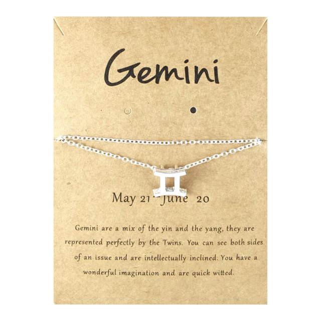 Dvkptbk A Anklet Twelve Constellation Anklet Alloy 12 Constellation Card Anklet Jewelry