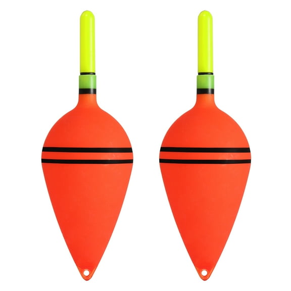 1oz Lighted Fishing Slip Bobbers EVA Light Up in Green Fishing Float, 2 Pack