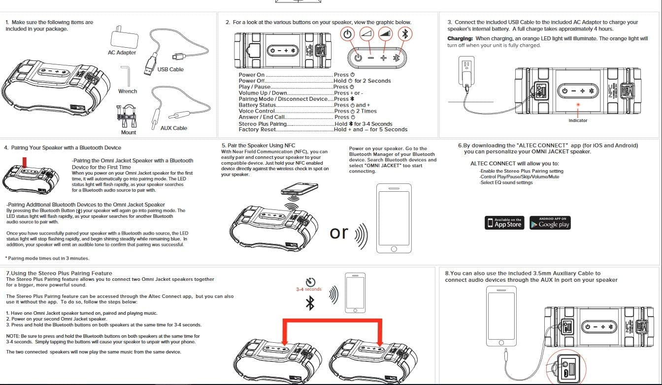 altec lansing nfc wireless check in bluetooth