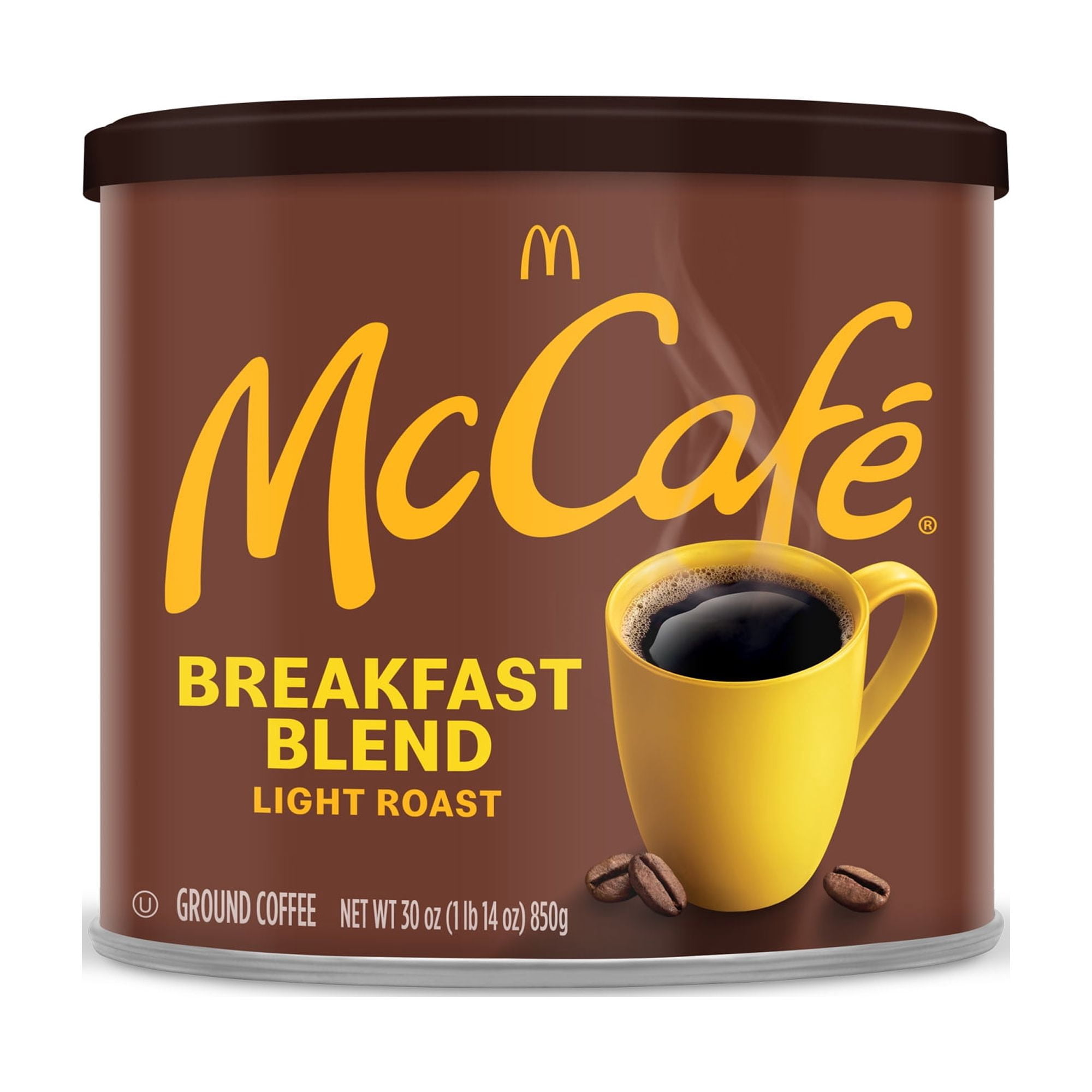 McCafe Breakfast Blend, Light Roast, Ground Coffee, 30 oz
