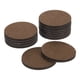 thumbnail image 1 of Deslizadores de muebles, almohadillas de fieltro autoadhesivas redondas, protectores de suelo para patas de muebles de madera dura 2.5" 12 piezas, 1 of 5