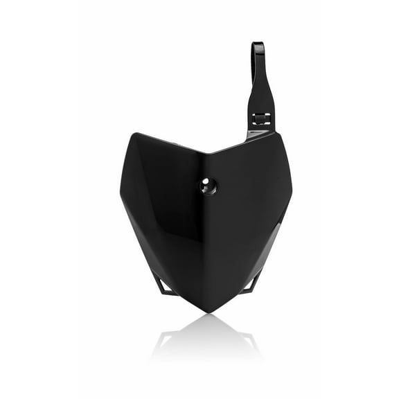 Acerbis 2780400001 Front Number Plate Black