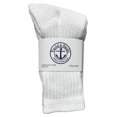 thumbnail image 2 of 48 Pairs Of Yacht & Smith Wholesale Kids Crew Socks, Childrens Cotton Casual Crew Socks Size 6-8 (White), 2 of 4