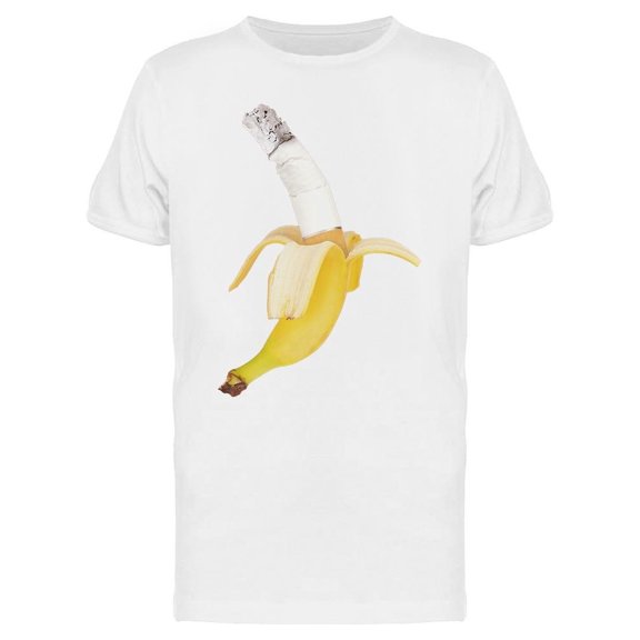 Cigarette In Banana, Fusion Art Tee Men's -Image by Shutterstock