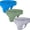 3Pack:Blue&Grey&Green, variant on TANBOM Men's Thong Sexy Bulge Pouch Underwear Tagless Design Bamboo Viscose Comfortable Blue S