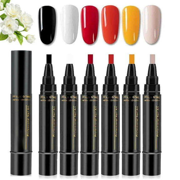 Polishey Nail Polish Pens, 3 in 1 Nail Polish Pens Quick Dry, Gel NailPolish Set, 36 Color NailPolish GelPen 8 ML, Color NailPolish GelPen for Women, Nails Pens for Nails Art DIY