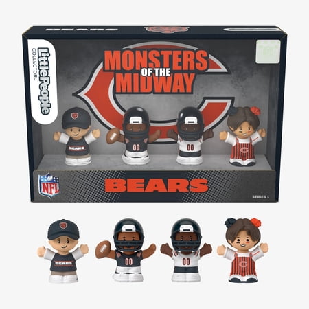 Fisher Price - Little People Collector x NFL Chicago Bears 4-Pack