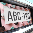 thumbnail image 6 of 1 Pcs Cupcakes License Plate Frame, License Plate Cover for Car Decorative Parts, Aluminum License Plate Bracket Holder Rust-Proof Weather-Proof for US Standard Car, 6 of 9