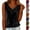Black, variant on LLYWEY Velvet Cowl Neck Tank Tops for Women Ruched Front Sleeveless T Shirt Causal Summer Solid Color Draped Sleeveless Stretchy Tanks Blouse Shirt