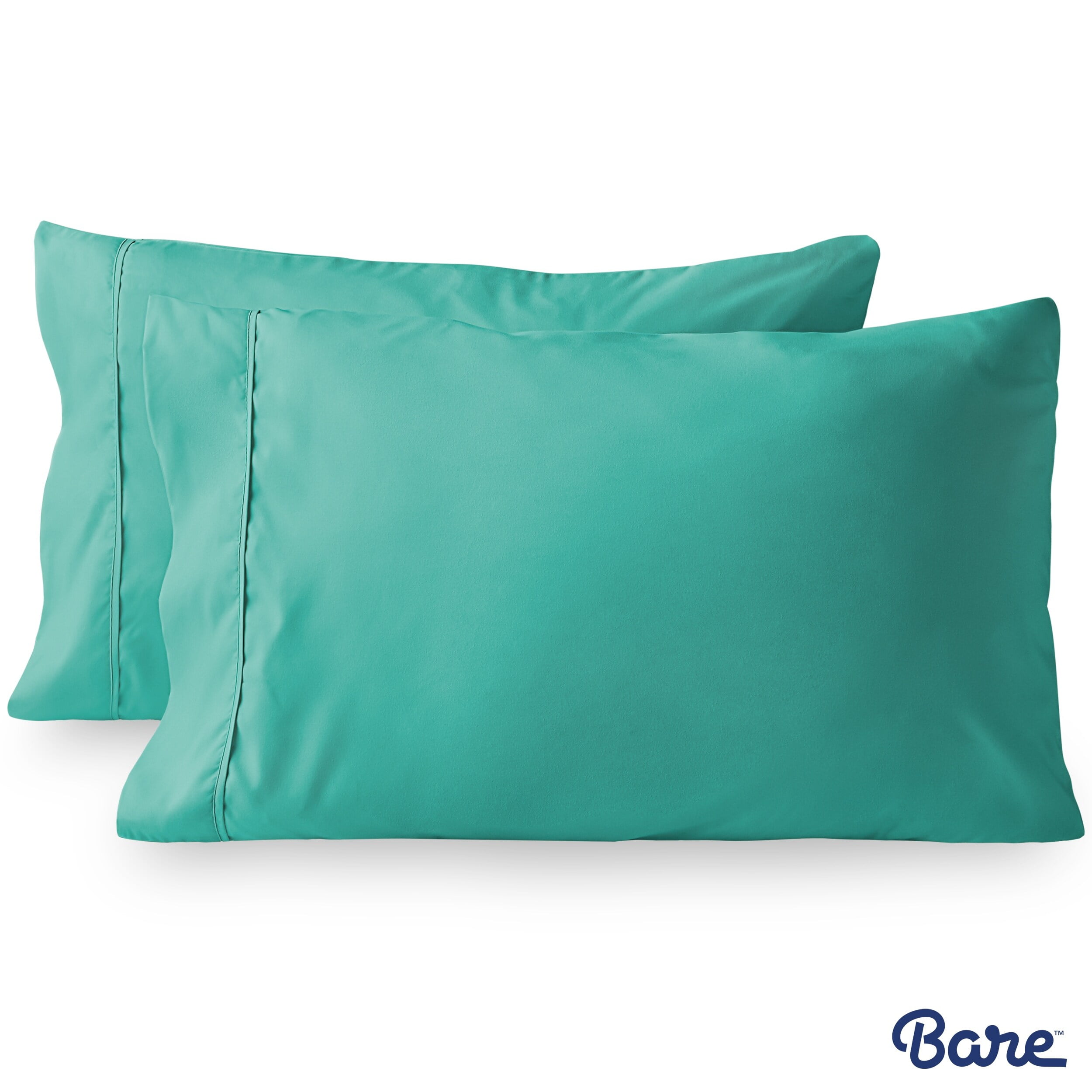 Bare Home King Size Microfiber Pillowcase Set of 2, Hypoallergenic