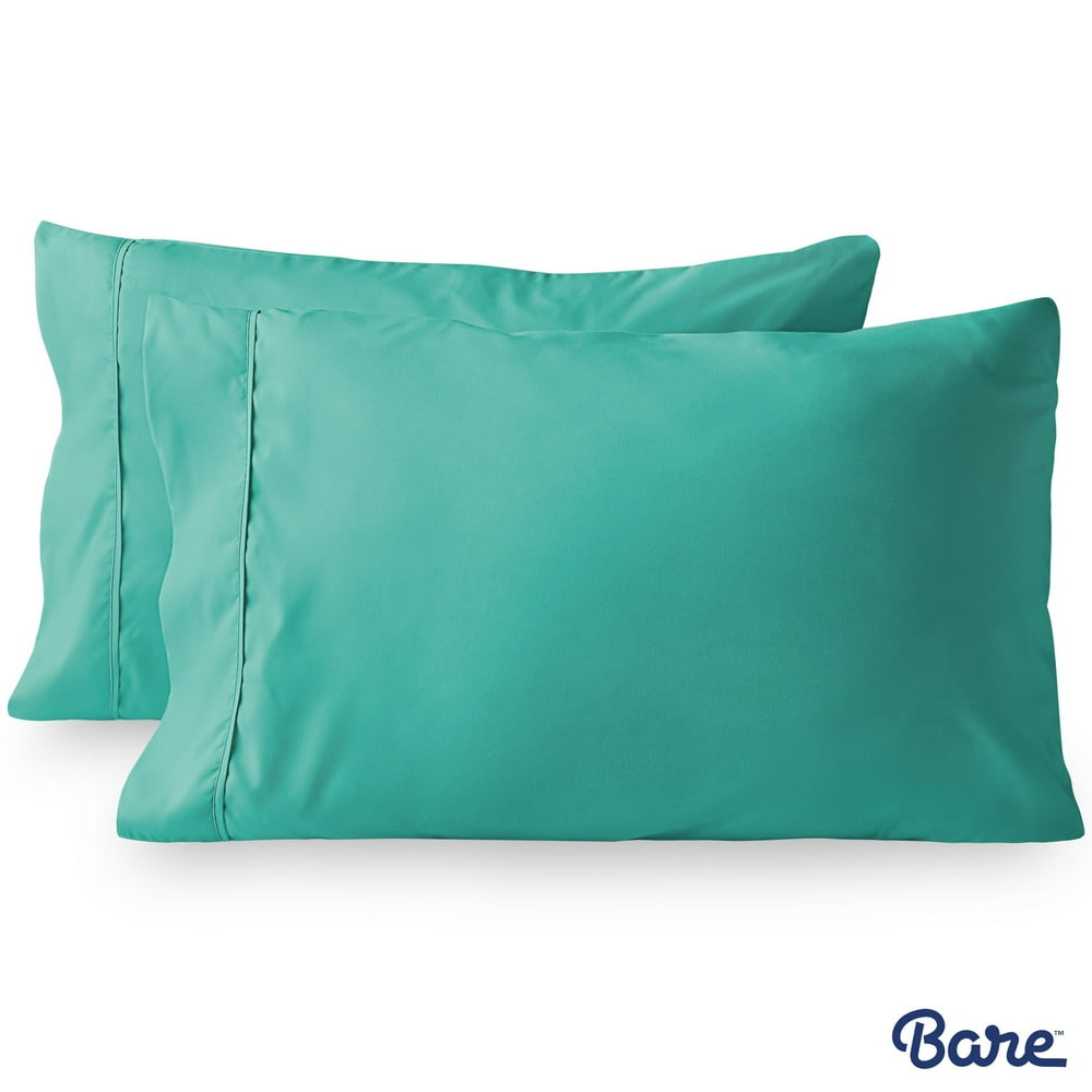 Bare Home King Size Microfiber Pillowcase Set of 2, Hypoallergenic