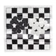 thumbnail image 1 of Juego De Damas De Tablero Apilable, Piezas De Plástico Y Negro, Juego De Mesa Con Caja Transparente Para Mayores De 3 Años, 1 of 7