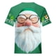 thumbnail image 3 of Tops para hombre, blusas y camisas de cuello redondo y manga corta para hombre. Top estampado de manga corta de San Patricio para hombre. Top/camisa de cuello redondo y manga corta para hombre. Tops p, 3 of 4