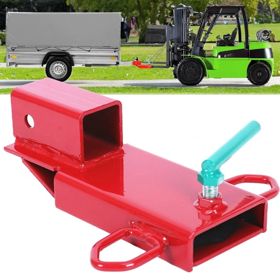 2" Clamp On Forklift Hitch Receiver Pallet Fork Trailer Towing Adapter