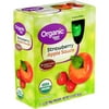 (2 pack) (2 Pack) Great Value Organic Applesauce Pouches, Strawberry, 3.2 oz, 4 Count