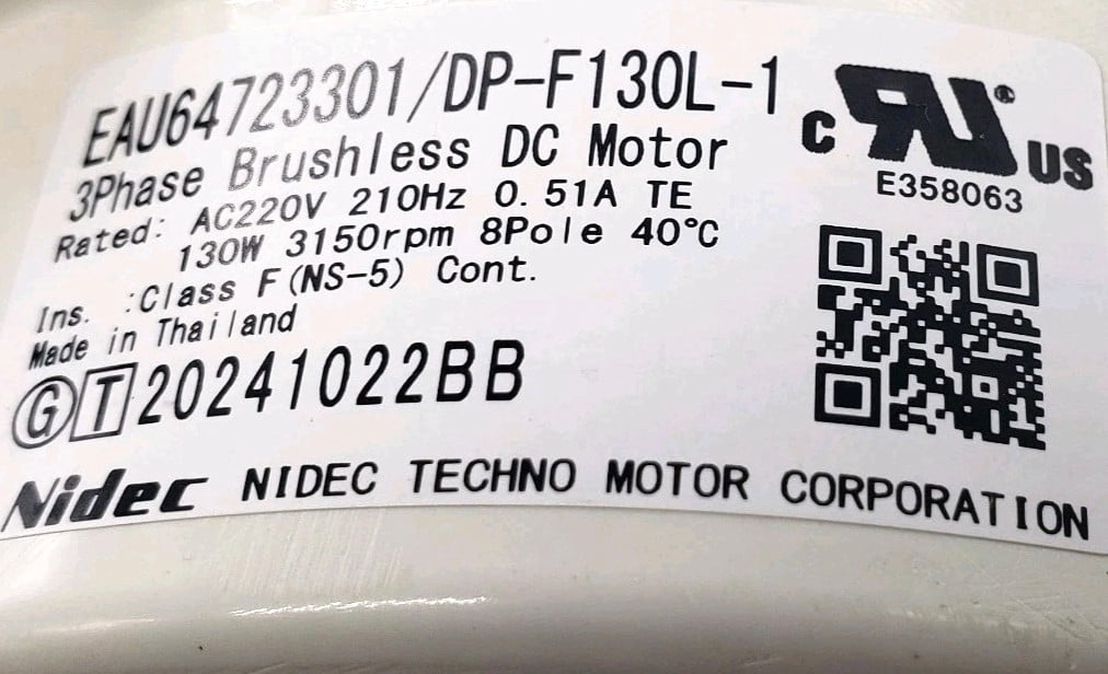 Open Box New OEM Replacement for LG Washer/Dryer Stack Motor Assembly EAU64723301