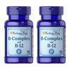 (2 pack) Puritans Pride Vitamin B-Complex and Vitamin B-12, 180 Count