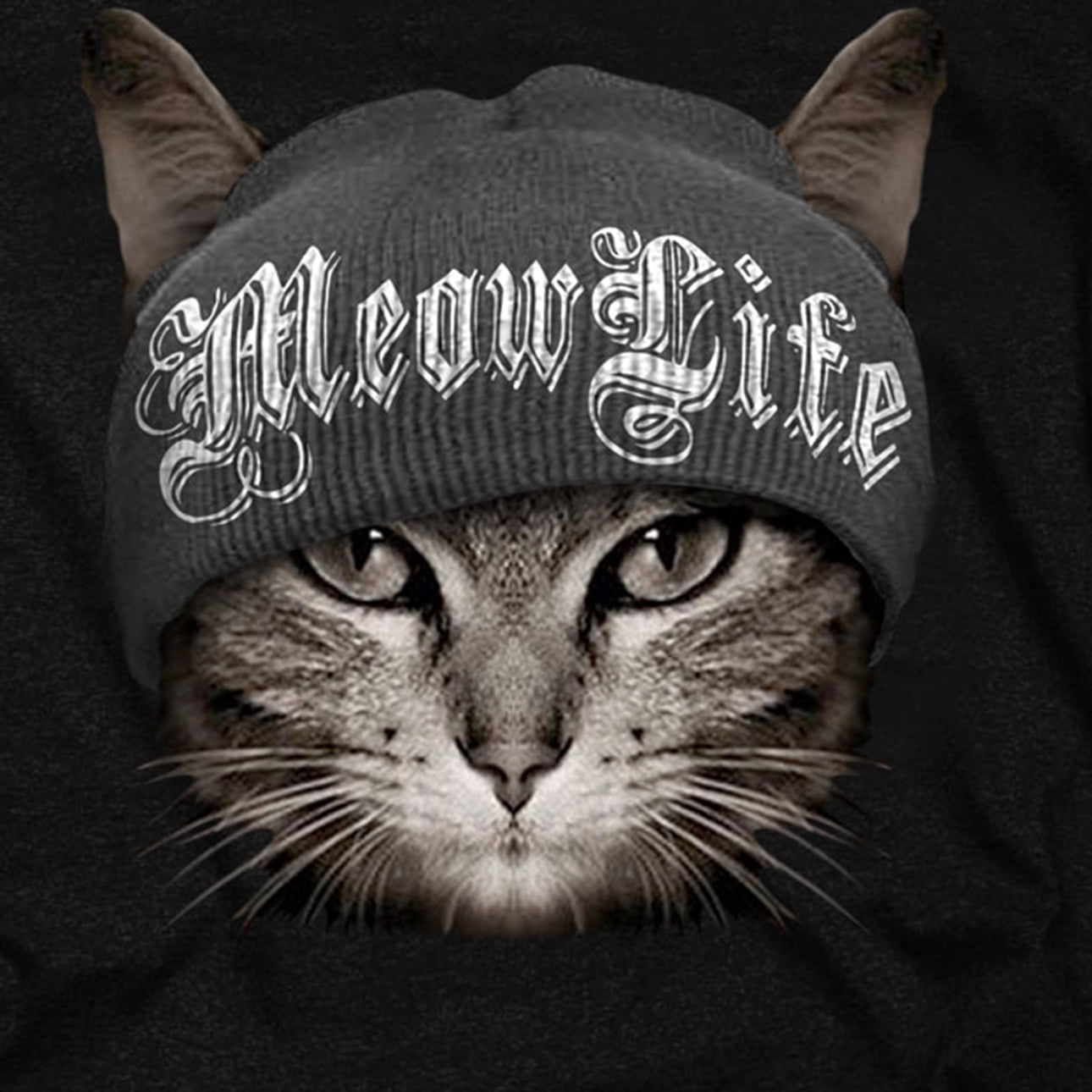 thug life cat shirt walmart