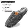 thumbnail image 3 of Northblanc Men's Fuzzy Scuff Slippers Comfy Winter Warm Indoor House Shoes Fur Lined, 3 of 9