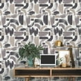thumbnail image 4 of Modern Brushstrokes Peel & Stick Wallpaper, 4 of 9