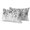White, variant on Outdoor Pillow Covers 20x20 Set of 2, Green Leaves Waterproof Patio Throw Pillow Covers for Couch Sofa Chair, Summer Botanical Decorative Pillowcases for Throw Pillows