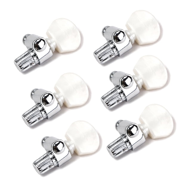 6 Piezas De Cuerdas Banjo 5th Machine Heads Tuning Pegs Tuners Keys Geared Sunnimix Quinto sintonizador con engranaje de banjo