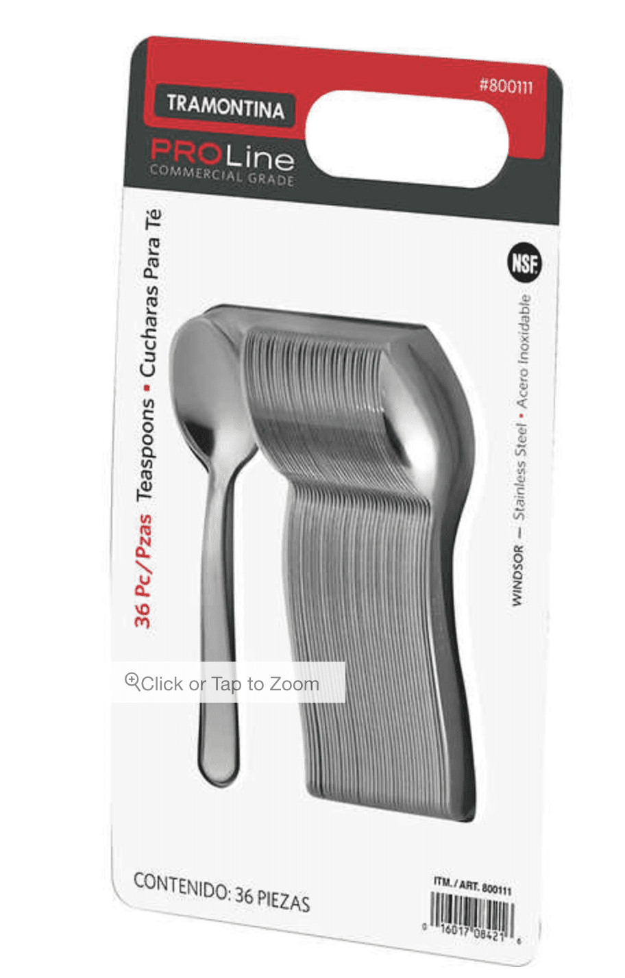 Tramontina PROLine Commercial Grade Stainless Steel Teaspoons36 ct